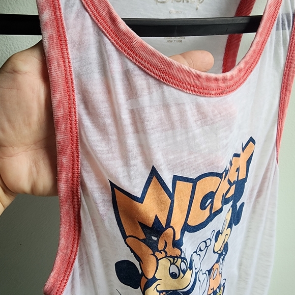 Vintage Disney Minne and Mickey Mouse Womens Tank Top Retro Sz MEDIUM - Picture 8 of 9